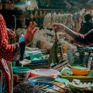 marchés traditionnels d'Asie