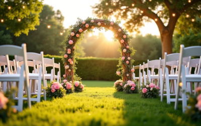 Les meilleures idées de décoration pour un mariage en extérieur