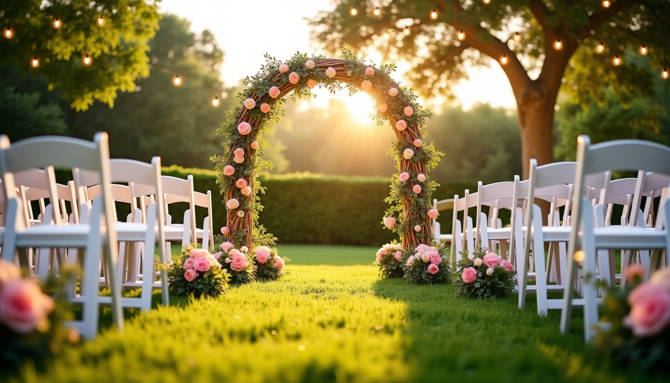 Les meilleures idées de décoration pour un mariage en extérieur